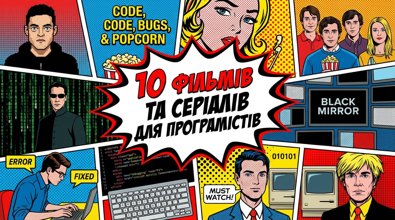 10 фільмів та серіалів для програмістів