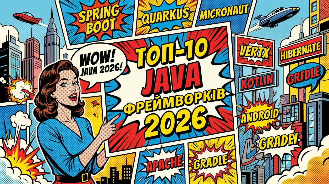ТОП-10 фреймворків для Java у 2026 році